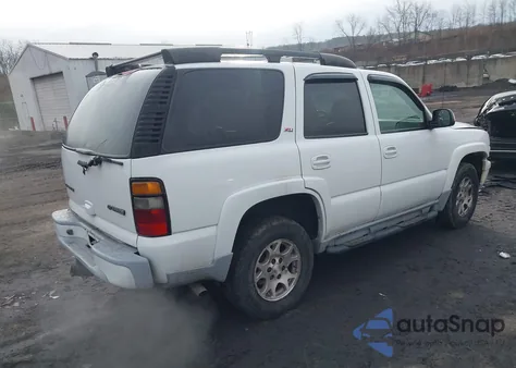 2005 Chevrolet Tahoe Z71 z USA, uszkodzony, nr VIN 1GNEK13T35R218259